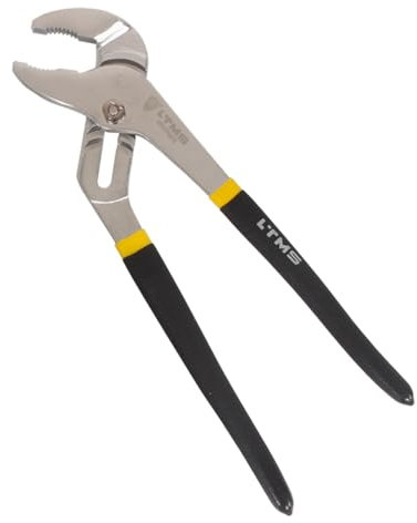 Pince de pompe à eau - Large capacité - Poignées de plomberie réglables - Pince à rainure et languette pour réparation à la maison, projets de bricolage (25,4 cm)