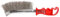 AKTOUR Spazzola per spolverare facile da pulire, spazzola per barbecue, griglia, barbecue, barbecue, grill, barbecue, strumento per barbecue, barbecue, utensile per barbecue in filo di acciaio con