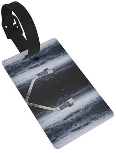 Hockeyschläger-Gepäckanhänger für Koffer, bedruckte PVC-Koffer, Gepäckanhänger, Reisezubehör, Anhänger