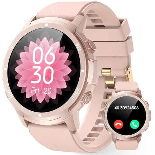 LLKBOHA Reloj Inteligente Mujer con Llamada Bluetooth - 1.39 Smartwatches Mujer con Podómetro,Ritmo Cardíaco,Sueño,SpO2 Monitor,113+ Modos Deportivos,Relojes para iOS Android