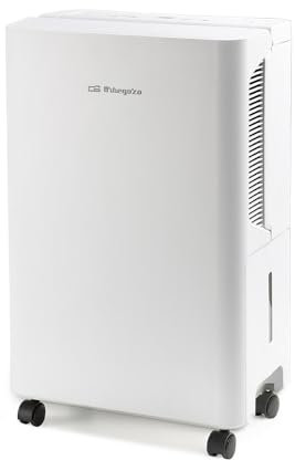 Deshumificador Orbegozo DH 1245, Deshumidificación 12 L/día (80% HR 30°C). Blanco