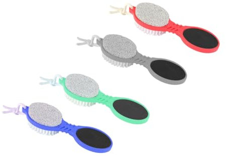 Beaupretty Fußfeilen 4 Stück Hornhautentferner Langlebig Waschbar Für Damen Herren Senioren Zur Pflege Harter Und Rissiger Haut An Fersen Und Füßen Mit Praktischem Kompakt Design
