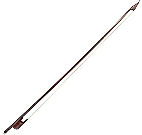 POENVFPO Archet de Violon Baroque, Bâton Rond en Bois de Serpent, Crin de Cheval de Mongolie AAA, Taille 4/4, Bien équilibré, Fait à la Main, Léger 65 G pour Musiciens et Performances