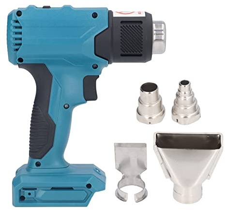 Pistola de calor inalámbrica, pistola de soldar de plástico portátil recargable, calefacción de panal, ABS, 3 engranajes para embalaje