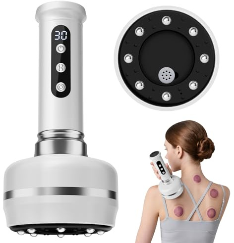 Cellulite Massagegerät Lymphatic Drainage - Schröpfgerät Elektrisch mit 30 Gängen,Verbesserung des Hautzustandes,Vakuum Massagegerät für Rücken, Taille, Arme und Beine