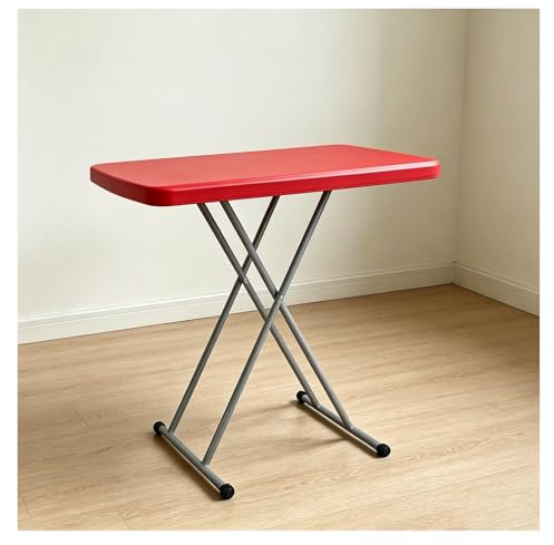 WBBML Balkontisch Temporärer Klapptisch Tragbar Campingtisch Terrassen Einkaufszentren(Red)