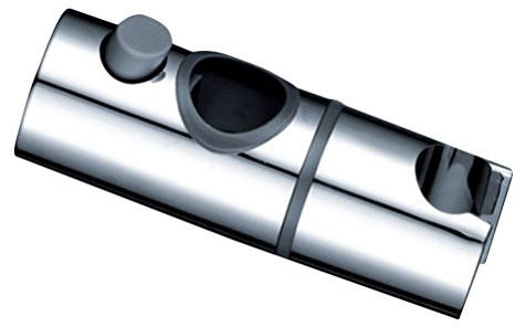 Yiyida Duschkopf Schieber Halter Verchromt Gleiter Brausehalter Stangengleiter für Duschstange Wandstange 28 mm Durchmesser