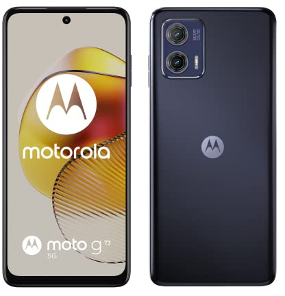 Motorolo moto (g73 5G, 6.5 Full HD 120 Hz Display, 5G, Octa Core Processor, Android 13, 8/256 GB, Dual SIM), Midnight Blue (Renewed)