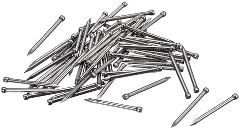 QUARKZMAN 50 Stück 30mm 1-3/16 Zoll Handgetriebene Hardware Kohlenstoffstahl Nägel Verlorener Kopf Nägel