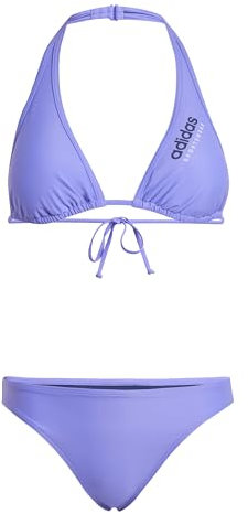 adidas Donna Halterneck Bikini, Cobalt Blue/Dark Blue, XS