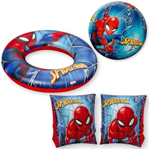 Kit Sacca Mare a Sorpresa per Bambino - Sacca 43cm + 5 Articoli Estivi Assortiti - Palla,Braccioli,Salvagente,Occhiali