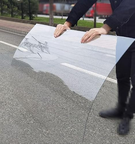 1,2mm Wasserdichte Klare Polycarbonat Dachplatten,UV-Beständig Garten Gewächshaus Platten,Regensichere Isolierung Kunststoff PC-Platte,Ersatzplatten,Leicht zu Schneiden (0,6m x 2m)