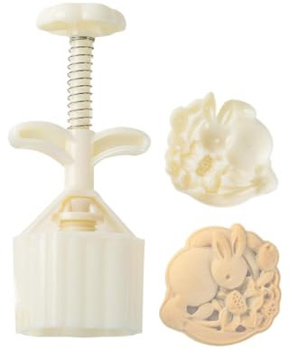 Xvilmaun Moon Cake Press, Mooncake Mould, Fairy Animal Cookie Stamp, Cute Moon Cake Press, Pastry Making, Stamp for Home