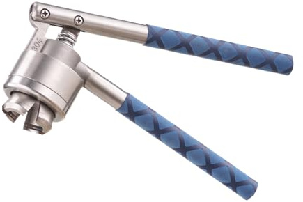 Crimpadora de viales de 20 mm, selladora manual para prensar tapas abatibles de plástico y aluminio de 20 mm de diámetro