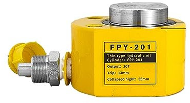 Hydraulischer Wagenheber, 5T/10T/20T/30T/50T Ultradünner tragbarer hydraulischer Hebeheber, geteilter hydraulischer Booster-Hydrozylinder für Hebevorgänge mit Leichtigkeit(20T)
