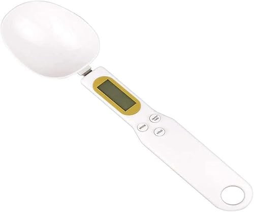 Electronic Measuring Spoon, Digital Weighing Spoon Scale 500g/0.1g High Precision with Digital LCD Display for Kitchen and Electronic Food