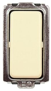 Interruttore 16A unipolare, Modulo bianco, Compatibile Con BTicino Magic, frutti, interruttori, pulsanti, deviatori, dimmer, sensori, PIR, buzzer, Per Placche originali e compatibili