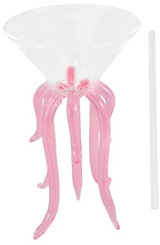 Zerodeko Bicchieri Vino in Vetro Calici Da Cocktail Per Bevande Coppette Vino Bicchieri Da Bere Riutilizzabili Per Feste Succhi