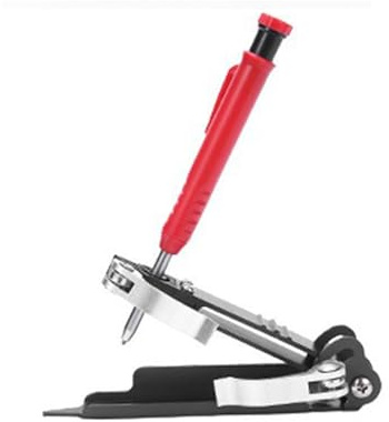 Aluminum Alloy Tracer - Multi-function Tracing Tool with Deep Hole Pencil | Adjustable Precise Tracing Tool - Woodworking Scribe Gauge Scriber