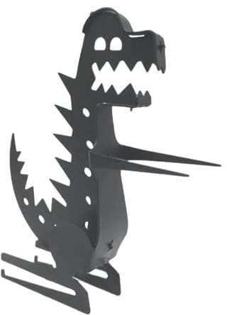 Soporte para brochetas para perros calientes, soporte para salchichas con diseño de dinosaurio, para exteriores, accesorios para barbacoas para jardín, camping, picnics