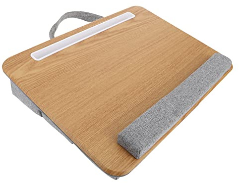 Housoutil 1 Pièce Bureau Pliable Multifonctionnel Dérapant pour Ordinateur Portable Table de Cheminée Ergonomique et Portable pour et Travail à