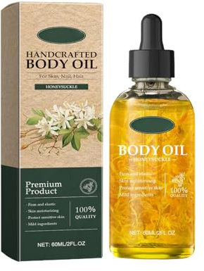 Aceite Corporal Multiusos De Madreselva Hecho A Mano: Hidratante Y Nutritivo For La Piel, El Cabello Las Uñas, Suaviza Reafirma For Un Brillo Juvenil(1PCS)