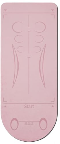 Leogony Exercise Equipment Mat for Ab Roller Wheel, 140 * 58Cm Men Women Fitness Wheel Special Mat for Abdominal Yoga Floor Workouts Skipping (Pink)