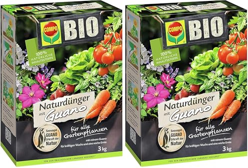 Compo NaturDünger Guano 3kg (Packung mit 2)