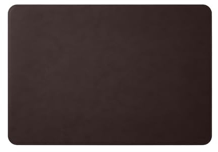 Eglooh - Herms - Schreibtischunterlage Leder mit Abgerundetem Design - Desk Mat Rutschfest - Office Essentials & Home Office Zubehör Made in Italy