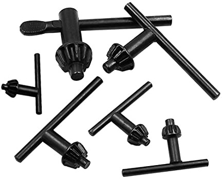 Hsthe Sea Hsthe Sea 6 Pcs Drill Chuck Key Electric Hand Drill Chuck Wrench Tool Part Drill Chuck Keys Spanner Chuck Key,for 4mm 6mm 10mm 13mm 16mm 20mm