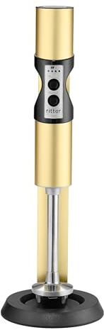 ritter stilo 7 Kabelloser Stabmixer mit Akku, Made in Germany, Gold