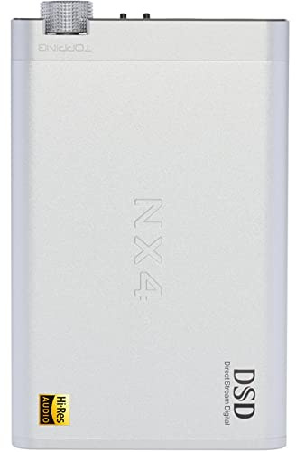 Topping NX4 DSD Amplificateur pour casque + DAC USB (Argent)