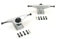 CRANDON SKC-Miami-12,7 cm (5 Zoll) Raw-KIT2 inkl. 2 Trucks Achse 12,7 cm (5 Zoll) (Gesamtlänge 20 cm) – geeignet für Anfänger und Profis und alle Skateboards auf dem Markt