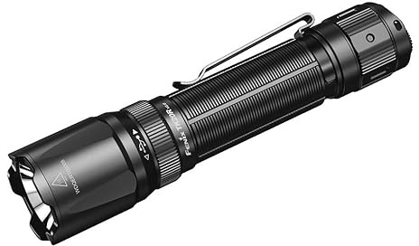 Fenix TK20R V2.0 Wiederaufladbare taktische Taschenlampe, superhelle taktische Taschenlampe, LED-Taschenlampe, 3000 Lumen, 475 Meter, Instantaneous Burst Flash-Funktion, ausgestattet mit USB-C-Ladung