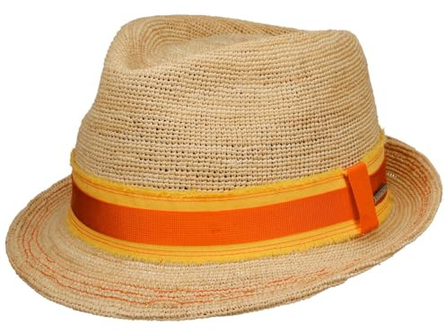 Stetson Crochet Trilby Raffiahut Casual Unisex Frühjahr Sommer