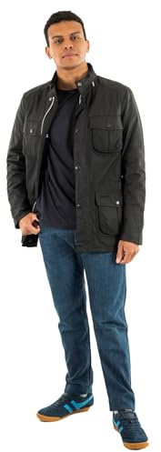 Barbour Corbridge vaxjacka svart – storlek XL – herr – kläder – modern passform – bomull – perfekt för höst och vinter, svart, XL