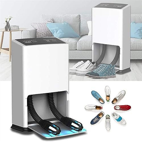 Dispositivo de esterilización UV para secador de Zapatos - Calentador de Zapatos Inteligente y Calentador de pies con desodorización con ozono - Secador de Botas eléctrico silencioso, función de sin