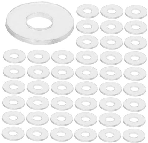 Cabilock 500stücke Vinyl-unterlegscheiben Für Schrauben Runde Ersatz Für Dichtungsscheiben Kleine Flachscheiben Für Duschgriffe