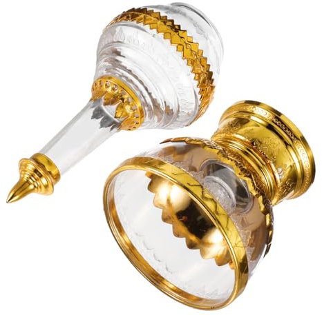 Luxshiny Ciotola Per Altare Di Contenitore Per Acqua Santa Bottiglia Per Gocciolamento Offerta Decorativa Per Tempio Domestico Strumento Di Preghiera Per Battesimo