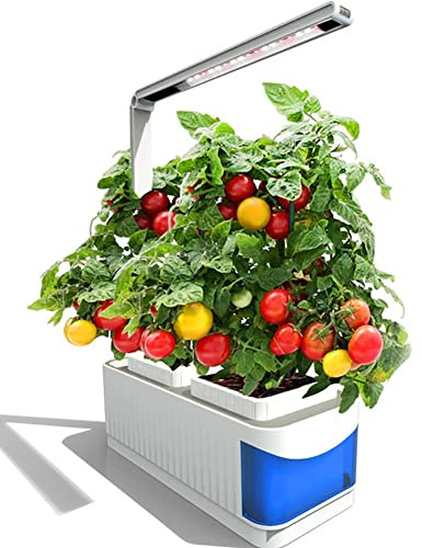Gmpeccable Potager Intérieur Hydroponie Kit Complet avec LED et Minuterie Automatique, Capsules Smart Herb Garden Kit intérieur, Jardin intérieur, Herbes Réglable pour Maison et Cuisine