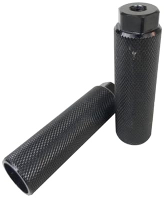 QUXVUIS Robuste, leichte Achs Fußrasten für Rennräder, Mountainbikes und BMX Räder mit hoher Tragfähigkeit. rutschfeste Fußrasten für Vorder und Hinterachse.