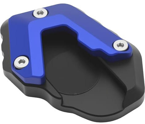 MospdyGear Motorrad seitenständer platte für R1300GS R 1300 GS 2023-2025, R1300GS ADVENTURE 2024-2025 ，Verlängerte Seitenständer-Stützplatte(Blau)
