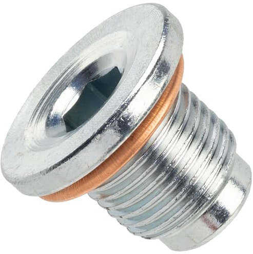 AERZETIX Tappo di scarico della coppa dell’olio M16x1.5 con anello di tenuta compatibile con OEM 031139/11137585928 / 031134