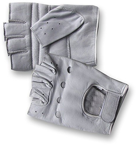 JAH Nappaleder Montage/Fitness-Handschuh natur mit Klettverschluss – weich & griffig – für Montage, Fahrrad & Werkstatt