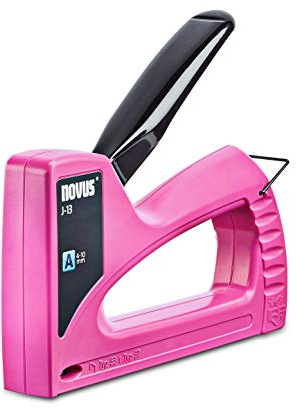 Novus Handtacker J-13 Pink worker (Hobby-Tacker aus ABS-Kunststoff) pink