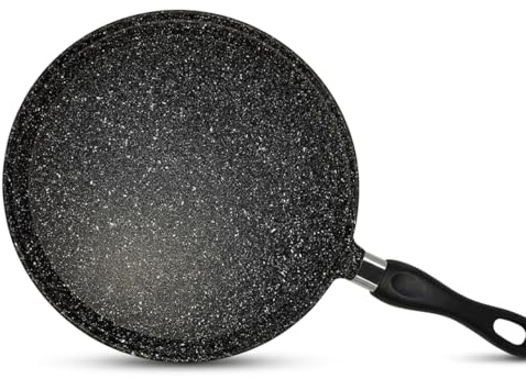 LA CASA DI EVA Testo Romagnolo o Piastra per Cottura Dietetica in Pressofusione Made in Italy 28 cm - Non Adatta ad Induzione ma Solo per Gas e Vetroceramica