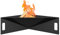 Cuenco de Fuego para jardín Kratki Fire Pyramid, de pie, asimétrico, Triangular, Dimensiones 79 x 68,5 x 22,7 cm, Peso 16,8 kg, de Acero Robusto y Resistente al Calor