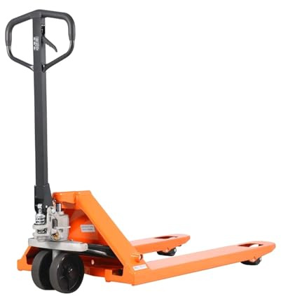 Tory Carrier Manual Pallet Jack 6600 Lb. Capacity, Pallet Truck 48 L × 27 W Fork Size Standard Duty Hand Trucks