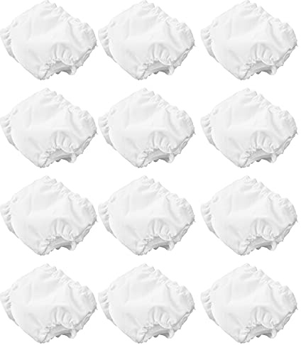 STOBOK 12 Piezas de Pañales de Juguete para Bebés Paquete de Repuesto para Muñecas de Bebé Accesorios de Vestir para Muñecas