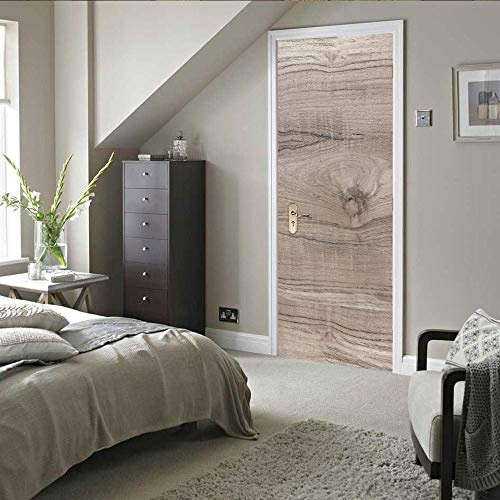 GSKBDQ Türtapete Türfüllung In Holzoptik Selbstklebend Türposter 3D Türaufkleber Fototapete 3D Effekt Türfolie Wandtattoo Wandbild 90X200Cm Diy Wohnzimmer Schlafzimmer Büro Wohnkultur Dekoration